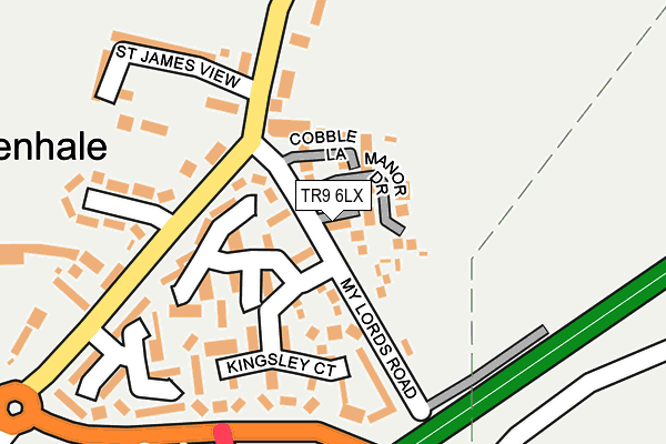 TR9 6LX map - OS OpenMap – Local (Ordnance Survey) TR9 6LX map - OS OpenMap – Local (Ordnance Survey)