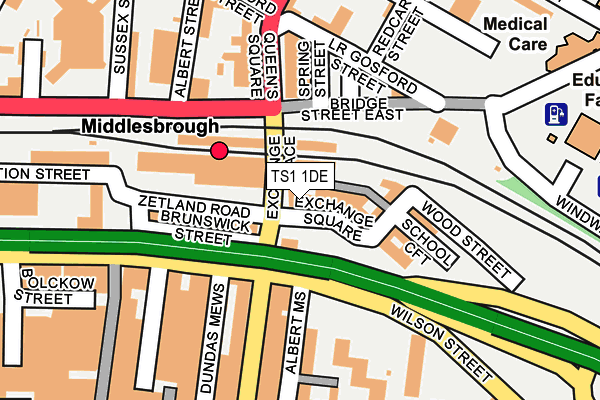 TS1 1DE map - OS OpenMap – Local (Ordnance Survey) TS1 1DE map - OS OpenMap – Local (Ordnance Survey)