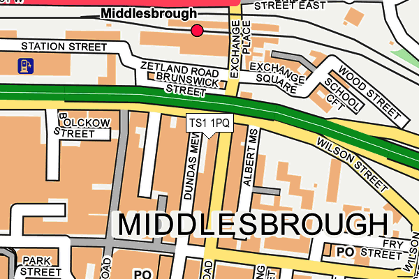 TS1 1PQ map - OS OpenMap – Local (Ordnance Survey) TS1 1PQ map - OS OpenMap – Local (Ordnance Survey)