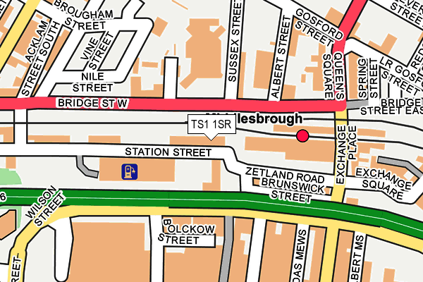 TS1 1SR map - OS OpenMap – Local (Ordnance Survey) TS1 1SR map - OS OpenMap – Local (Ordnance Survey)