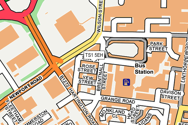 TS1 5EH map - OS OpenMap – Local (Ordnance Survey) TS1 5EH map - OS OpenMap – Local (Ordnance Survey)