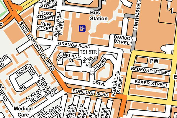 TS1 5TR map - OS OpenMap – Local (Ordnance Survey) TS1 5TR map - OS OpenMap – Local (Ordnance Survey)