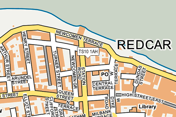TS10 1AH map - OS OpenMap – Local (Ordnance Survey) TS10 1AH map - OS OpenMap – Local (Ordnance Survey)