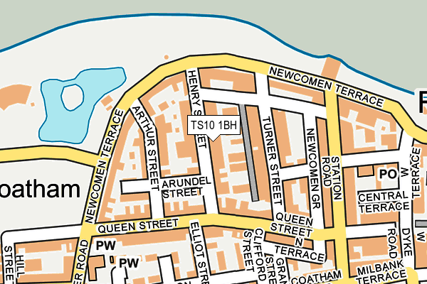 TS10 1BH map - OS OpenMap – Local (Ordnance Survey) TS10 1BH map - OS OpenMap – Local (Ordnance Survey)