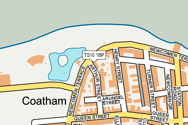 TS10 1BP map - OS OpenMap – Local (Ordnance Survey) TS10 1BP map - OS OpenMap – Local (Ordnance Survey)