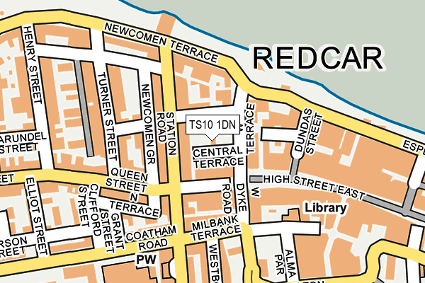 TS10 1DN map - OS OpenMap – Local (Ordnance Survey) TS10 1DN map - OS OpenMap – Local (Ordnance Survey)