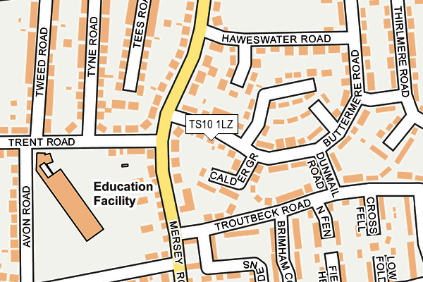 TS10 1LZ map - OS OpenMap – Local (Ordnance Survey) TS10 1LZ map - OS OpenMap – Local (Ordnance Survey)