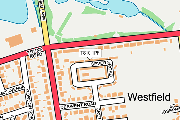 TS10 1PF map - OS OpenMap – Local (Ordnance Survey) TS10 1PF map - OS OpenMap – Local (Ordnance Survey)