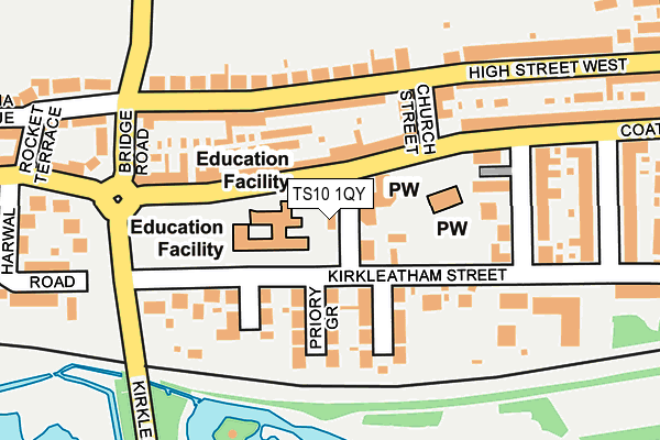 TS10 1QY map - OS OpenMap – Local (Ordnance Survey) TS10 1QY map - OS OpenMap – Local (Ordnance Survey)