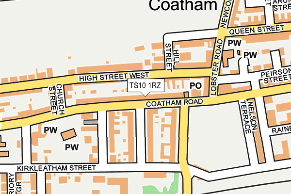 TS10 1RZ map - OS OpenMap – Local (Ordnance Survey) TS10 1RZ map - OS OpenMap – Local (Ordnance Survey)