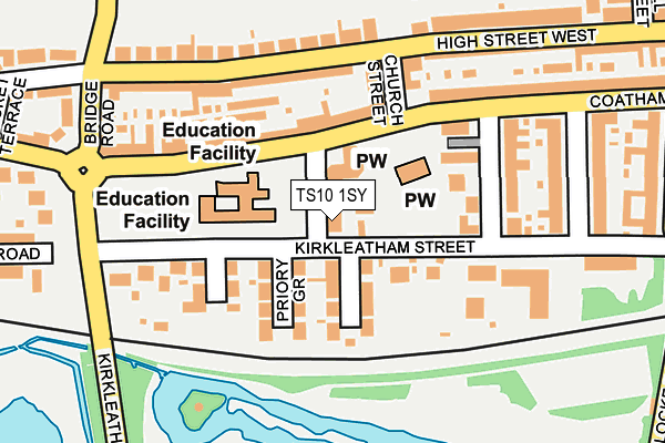 TS10 1SY map - OS OpenMap – Local (Ordnance Survey) TS10 1SY map - OS OpenMap – Local (Ordnance Survey)