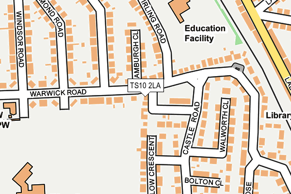 TS10 2LA map - OS OpenMap – Local (Ordnance Survey) TS10 2LA map - OS OpenMap – Local (Ordnance Survey)