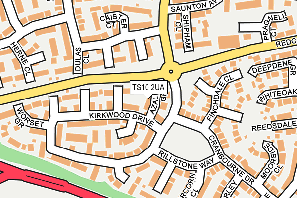 TS10 2UA map - OS OpenMap – Local (Ordnance Survey) TS10 2UA map - OS OpenMap – Local (Ordnance Survey)