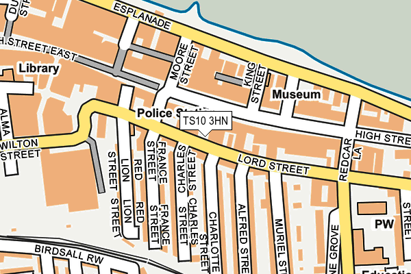TS10 3HN map - OS OpenMap – Local (Ordnance Survey) TS10 3HN map - OS OpenMap – Local (Ordnance Survey)
