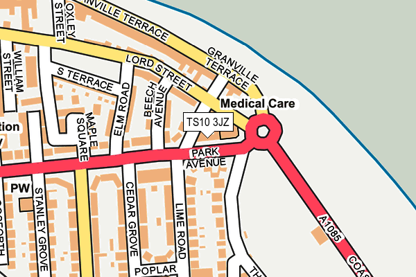 TS10 3JZ map - OS OpenMap – Local (Ordnance Survey) TS10 3JZ map - OS OpenMap – Local (Ordnance Survey)
