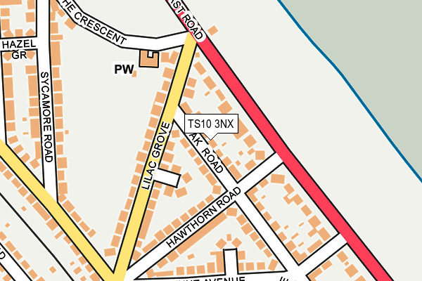 TS10 3NX map - OS OpenMap – Local (Ordnance Survey) TS10 3NX map - OS OpenMap – Local (Ordnance Survey)