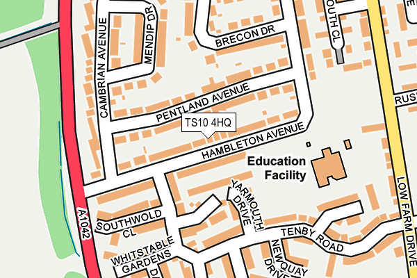 TS10 4HQ map - OS OpenMap – Local (Ordnance Survey) TS10 4HQ map - OS OpenMap – Local (Ordnance Survey)