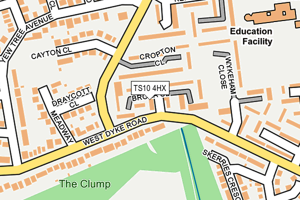 TS10 4HX map - OS OpenMap – Local (Ordnance Survey) TS10 4HX map - OS OpenMap – Local (Ordnance Survey)