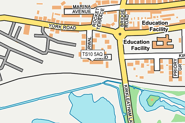 TS10 5AQ map - OS OpenMap – Local (Ordnance Survey) TS10 5AQ map - OS OpenMap – Local (Ordnance Survey)