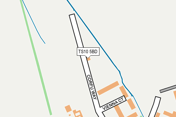 TS10 5BD map - OS OpenMap – Local (Ordnance Survey) TS10 5BD map - OS OpenMap – Local (Ordnance Survey)