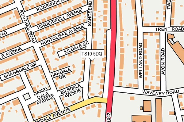 TS10 5DQ map - OS OpenMap – Local (Ordnance Survey) TS10 5DQ map - OS OpenMap – Local (Ordnance Survey)