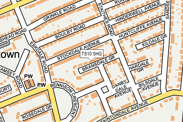 TS10 5HG map - OS OpenMap – Local (Ordnance Survey) TS10 5HG map - OS OpenMap – Local (Ordnance Survey)