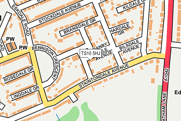 TS10 5HJ map - OS OpenMap – Local (Ordnance Survey) TS10 5HJ map - OS OpenMap – Local (Ordnance Survey)