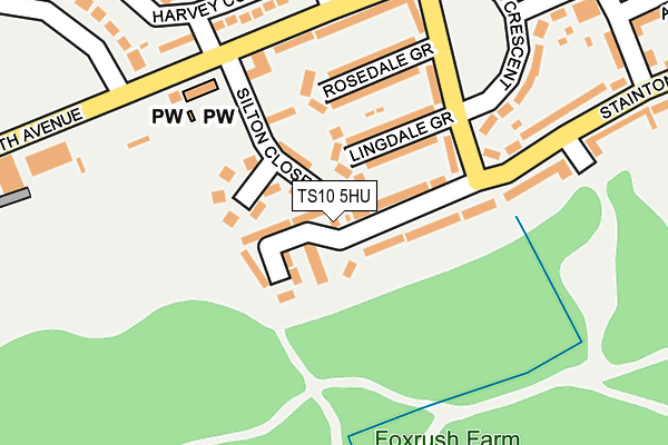 TS10 5HU map - OS OpenMap – Local (Ordnance Survey) TS10 5HU map - OS OpenMap – Local (Ordnance Survey)