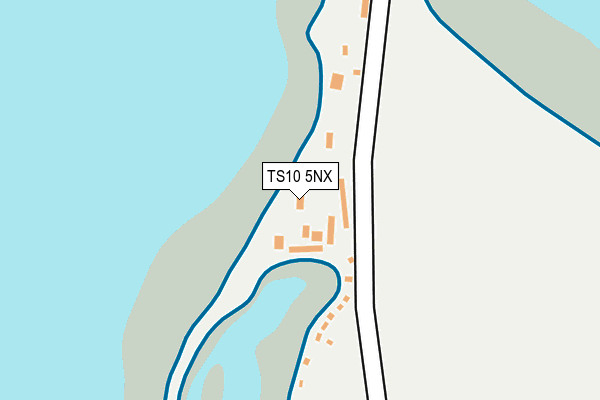TS10 5NX map - OS OpenMap – Local (Ordnance Survey) TS10 5NX map - OS OpenMap – Local (Ordnance Survey)