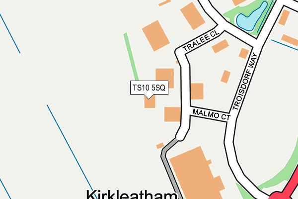 TS10 5SQ map - OS OpenMap – Local (Ordnance Survey) TS10 5SQ map - OS OpenMap – Local (Ordnance Survey)