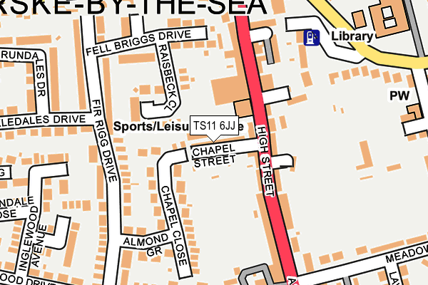TS11 6JJ map - OS OpenMap – Local (Ordnance Survey) TS11 6JJ map - OS OpenMap – Local (Ordnance Survey)