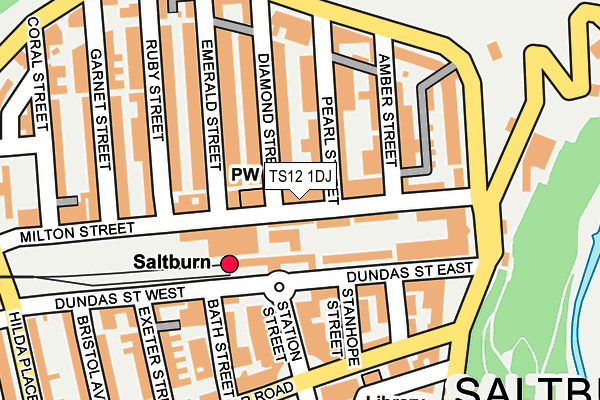 TS12 1DJ map - OS OpenMap – Local (Ordnance Survey) TS12 1DJ map - OS OpenMap – Local (Ordnance Survey)
