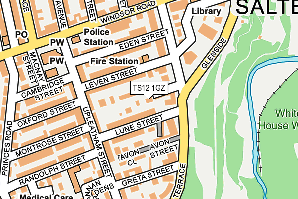 TS12 1GZ map - OS OpenMap – Local (Ordnance Survey) TS12 1GZ map - OS OpenMap – Local (Ordnance Survey)