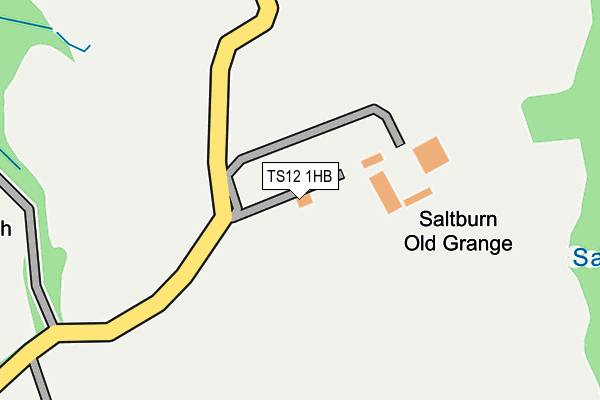 TS12 1HB map - OS OpenMap – Local (Ordnance Survey) TS12 1HB map - OS OpenMap – Local (Ordnance Survey)