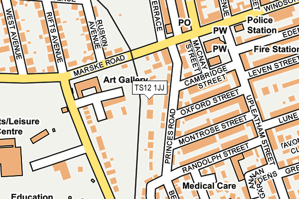 TS12 1JJ map - OS OpenMap – Local (Ordnance Survey) TS12 1JJ map - OS OpenMap – Local (Ordnance Survey)