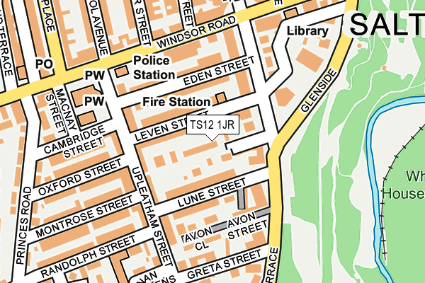 TS12 1JR map - OS OpenMap – Local (Ordnance Survey) TS12 1JR map - OS OpenMap – Local (Ordnance Survey)