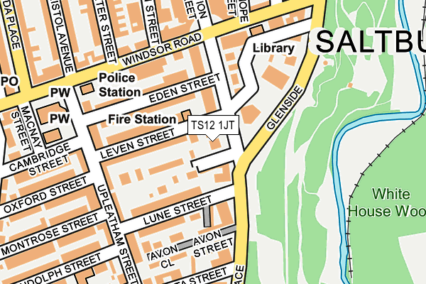 TS12 1JT map - OS OpenMap – Local (Ordnance Survey) TS12 1JT map - OS OpenMap – Local (Ordnance Survey)