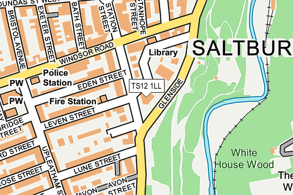 TS12 1LL map - OS OpenMap – Local (Ordnance Survey) TS12 1LL map - OS OpenMap – Local (Ordnance Survey)