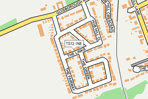 TS12 1NE map - OS OpenMap – Local (Ordnance Survey) TS12 1NE map - OS OpenMap – Local (Ordnance Survey)