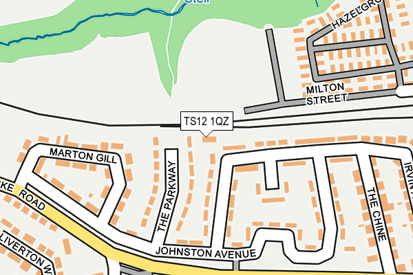 TS12 1QZ map - OS OpenMap – Local (Ordnance Survey) TS12 1QZ map - OS OpenMap – Local (Ordnance Survey)
