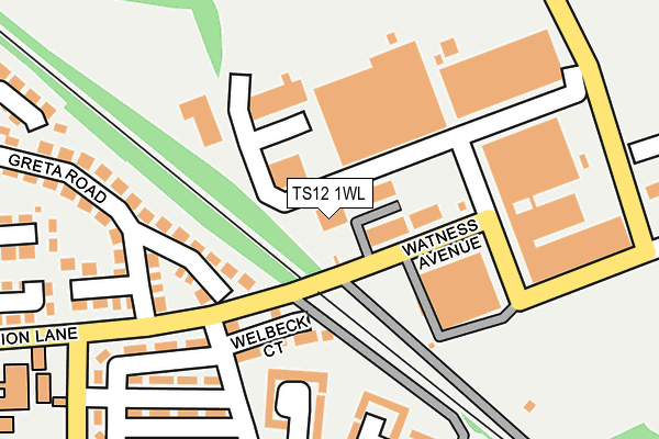 TS12 1WL map - OS OpenMap – Local (Ordnance Survey) TS12 1WL map - OS OpenMap – Local (Ordnance Survey)