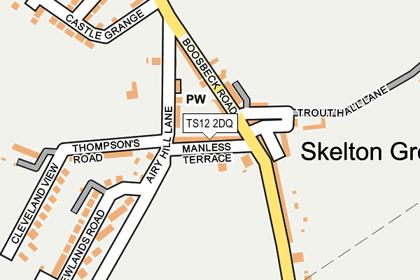 TS12 2DQ map - OS OpenMap – Local (Ordnance Survey) TS12 2DQ map - OS OpenMap – Local (Ordnance Survey)