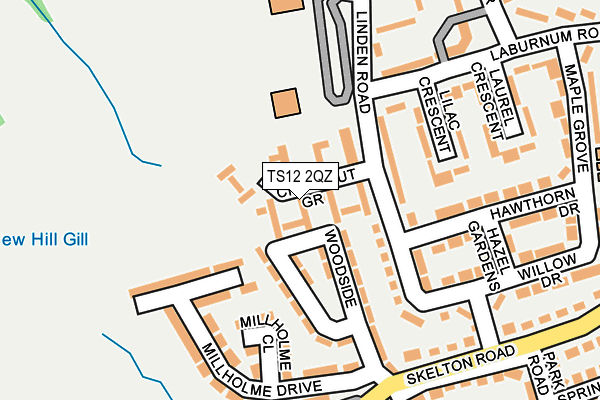 TS12 2QZ map - OS OpenMap – Local (Ordnance Survey) TS12 2QZ map - OS OpenMap – Local (Ordnance Survey)