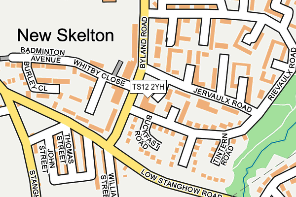 TS12 2YH map - OS OpenMap – Local (Ordnance Survey) TS12 2YH map - OS OpenMap – Local (Ordnance Survey)