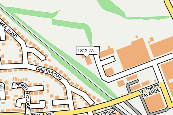 TS12 2ZJ map - OS OpenMap – Local (Ordnance Survey) TS12 2ZJ map - OS OpenMap – Local (Ordnance Survey)