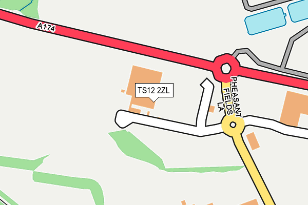 TS12 2ZL map - OS OpenMap – Local (Ordnance Survey) TS12 2ZL map - OS OpenMap – Local (Ordnance Survey)