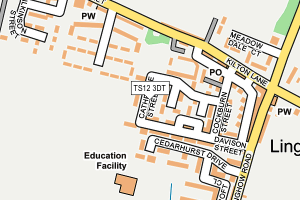 TS12 3DT map - OS OpenMap – Local (Ordnance Survey) TS12 3DT map - OS OpenMap – Local (Ordnance Survey)