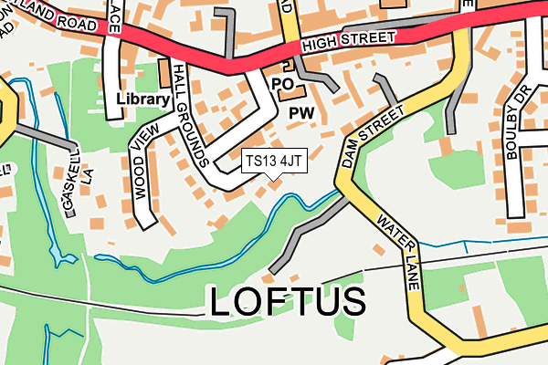 TS13 4JT map - OS OpenMap – Local (Ordnance Survey) TS13 4JT map - OS OpenMap – Local (Ordnance Survey)