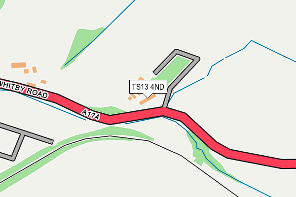 TS13 4ND map - OS OpenMap – Local (Ordnance Survey) TS13 4ND map - OS OpenMap – Local (Ordnance Survey)