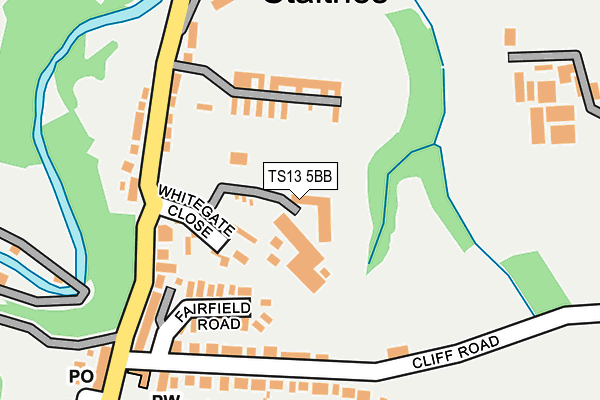 TS13 5BB map - OS OpenMap – Local (Ordnance Survey) TS13 5BB map - OS OpenMap – Local (Ordnance Survey)